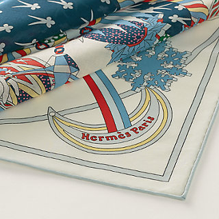 【日本製】 | 《冬の祭典》 ハンカチーフ Hermès エルメス-公式サイト - 小物